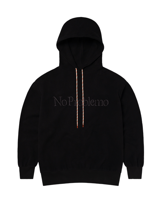 No Problemo Reverse Fleece Hoodie Black