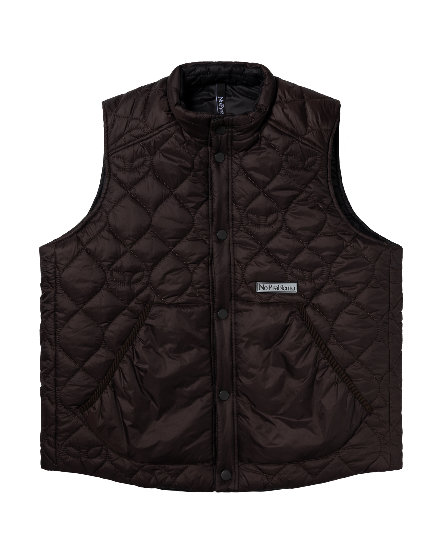 No Problemo Alien-O Reversible Liner Vest Brown
