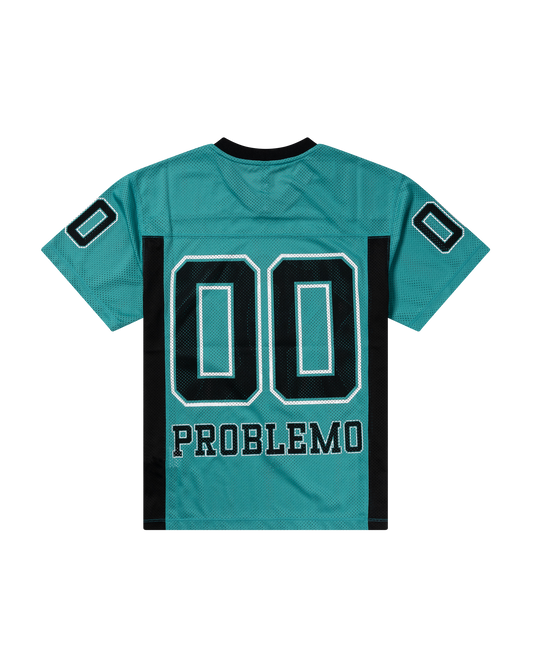 No Problemo NYP Sports Poly SS Jersey Aqua
