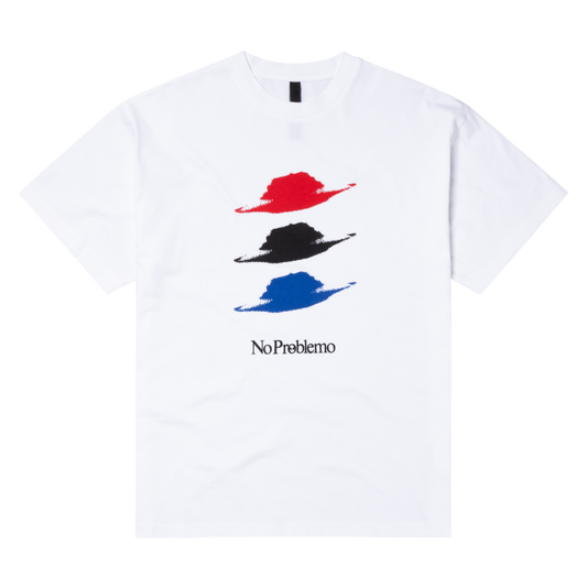 No Problemo Wiley Ufo SS Tee White