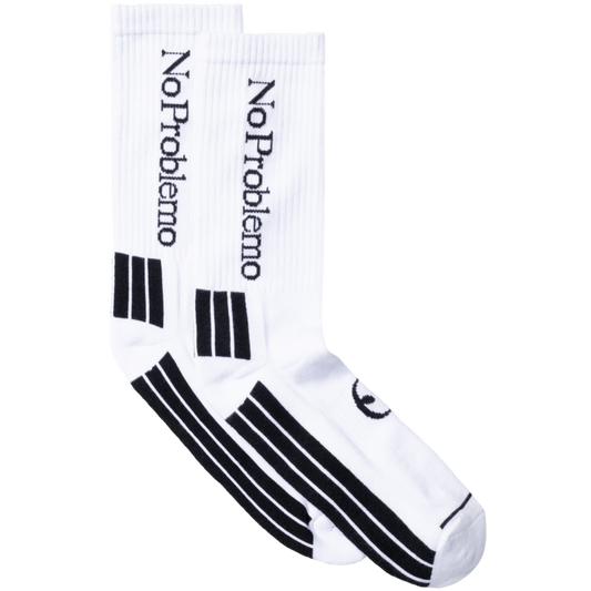 No Problemo Sock White / Black