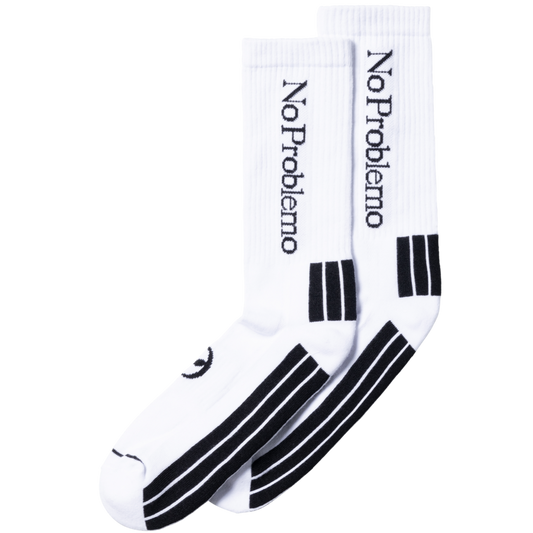 No Problemo Sock White / Black