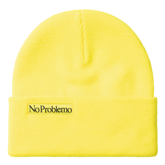No Problemo Mini Kruger Beanie Fluro Yellow
