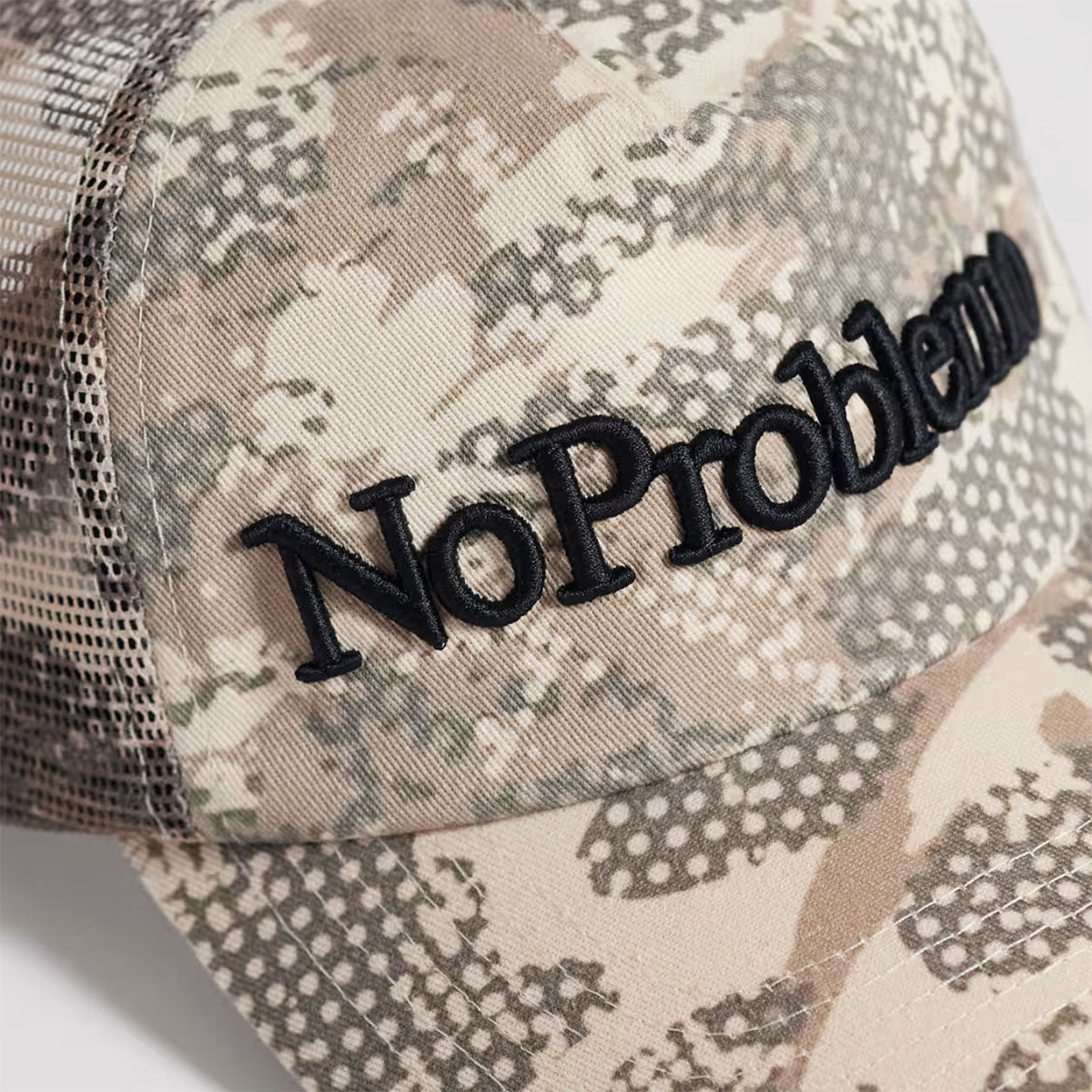 No Problemo Forest Trucker Cap Light Camo