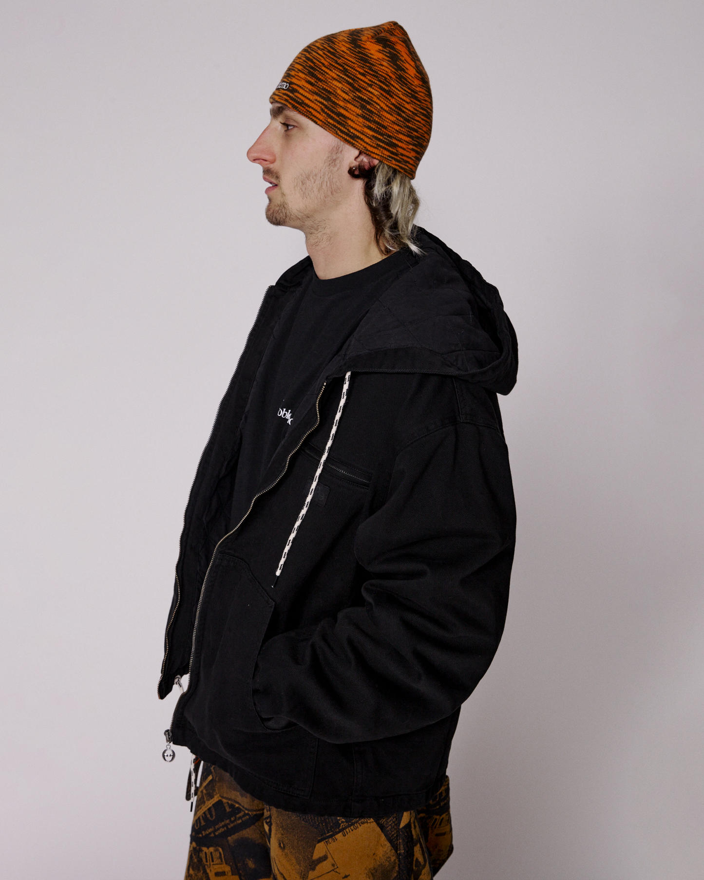 No Problemo Workwear Jacket Black
