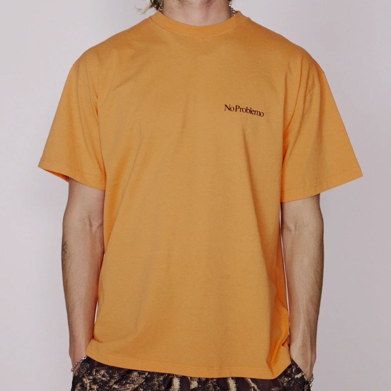 No Problemo Spaced Out SS Tee Orange