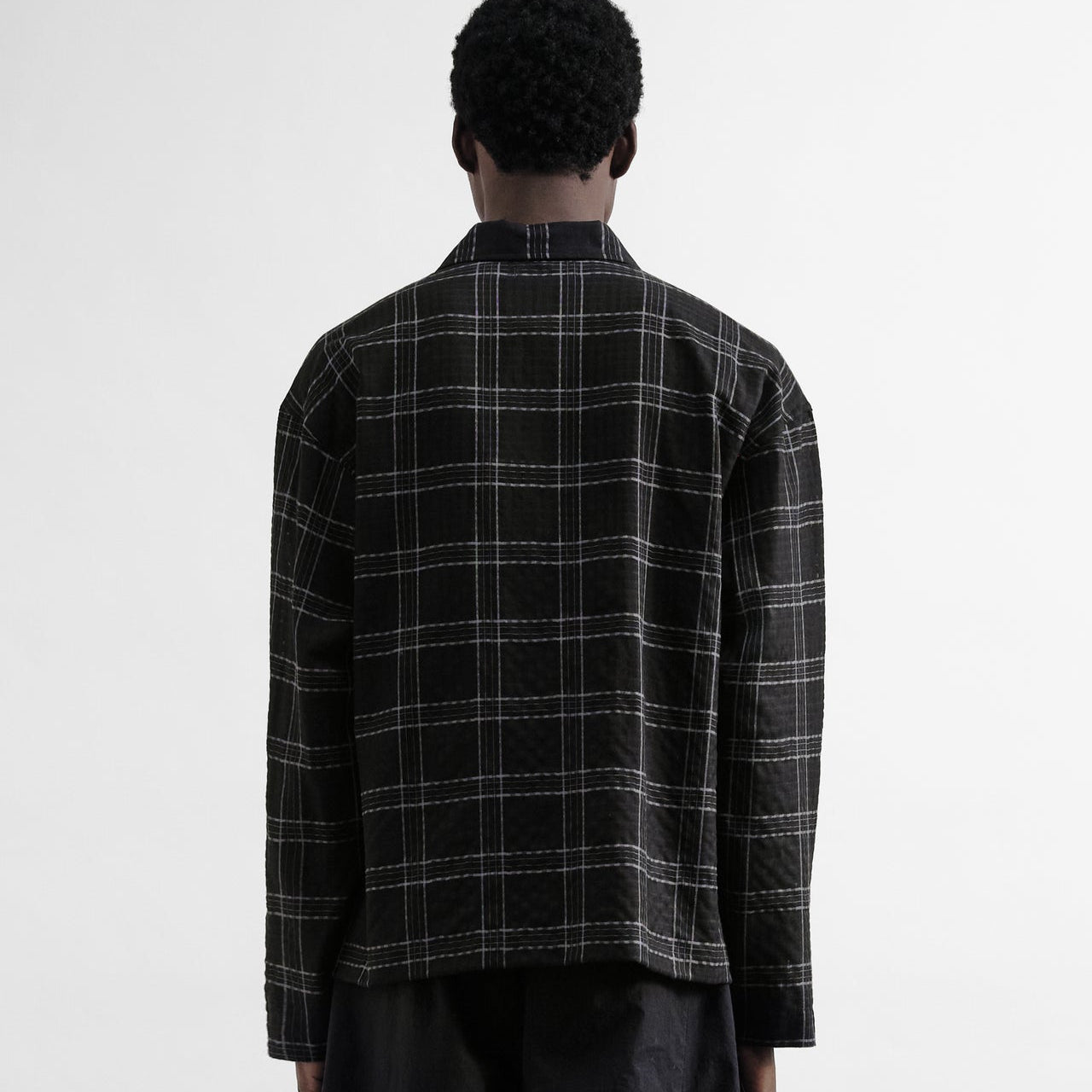 YMC Mens PJ Overshirt Black