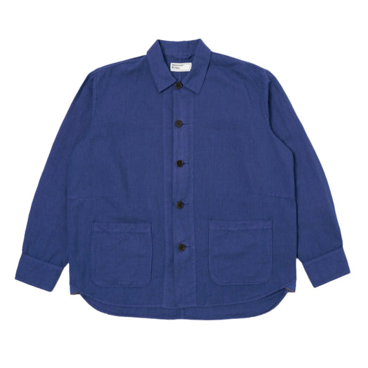 Universal Works Travail Overshirt Blue