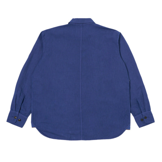 Universal Works Travail Overshirt Blue