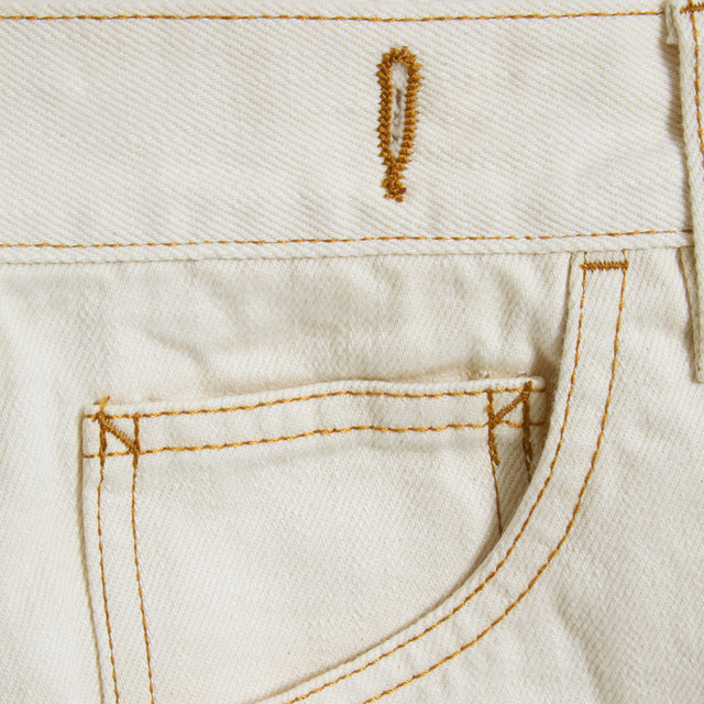 YMC Mens Earth Bez Jeans Ecru
