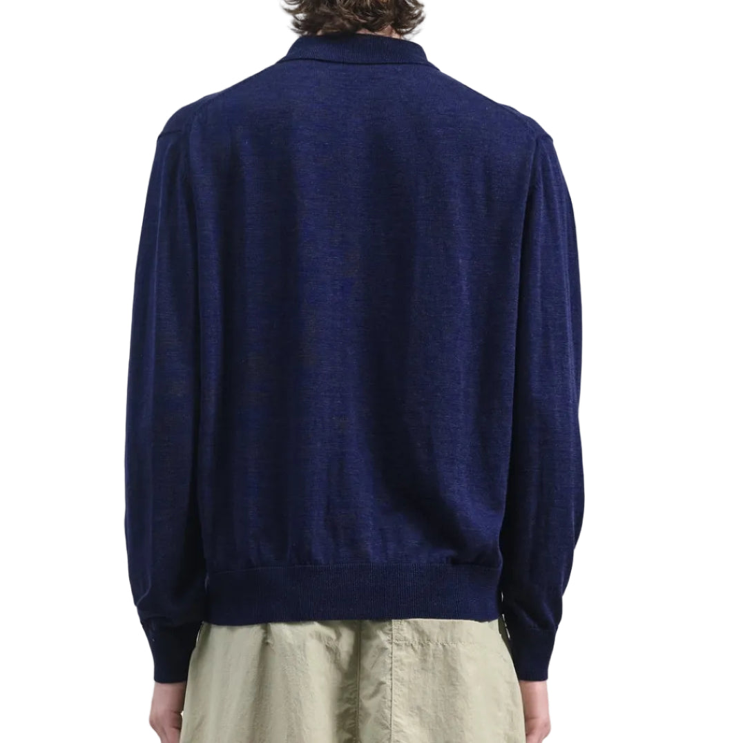 YMC Mens Rat Pack Cardigan Navy