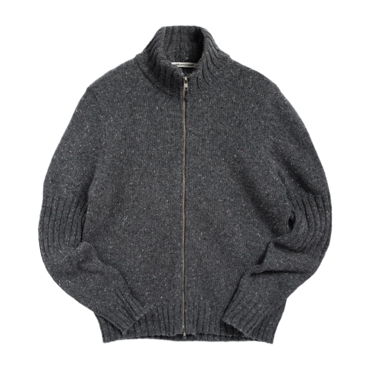 YMC Mens Nova Zip Cardigan Charcoal