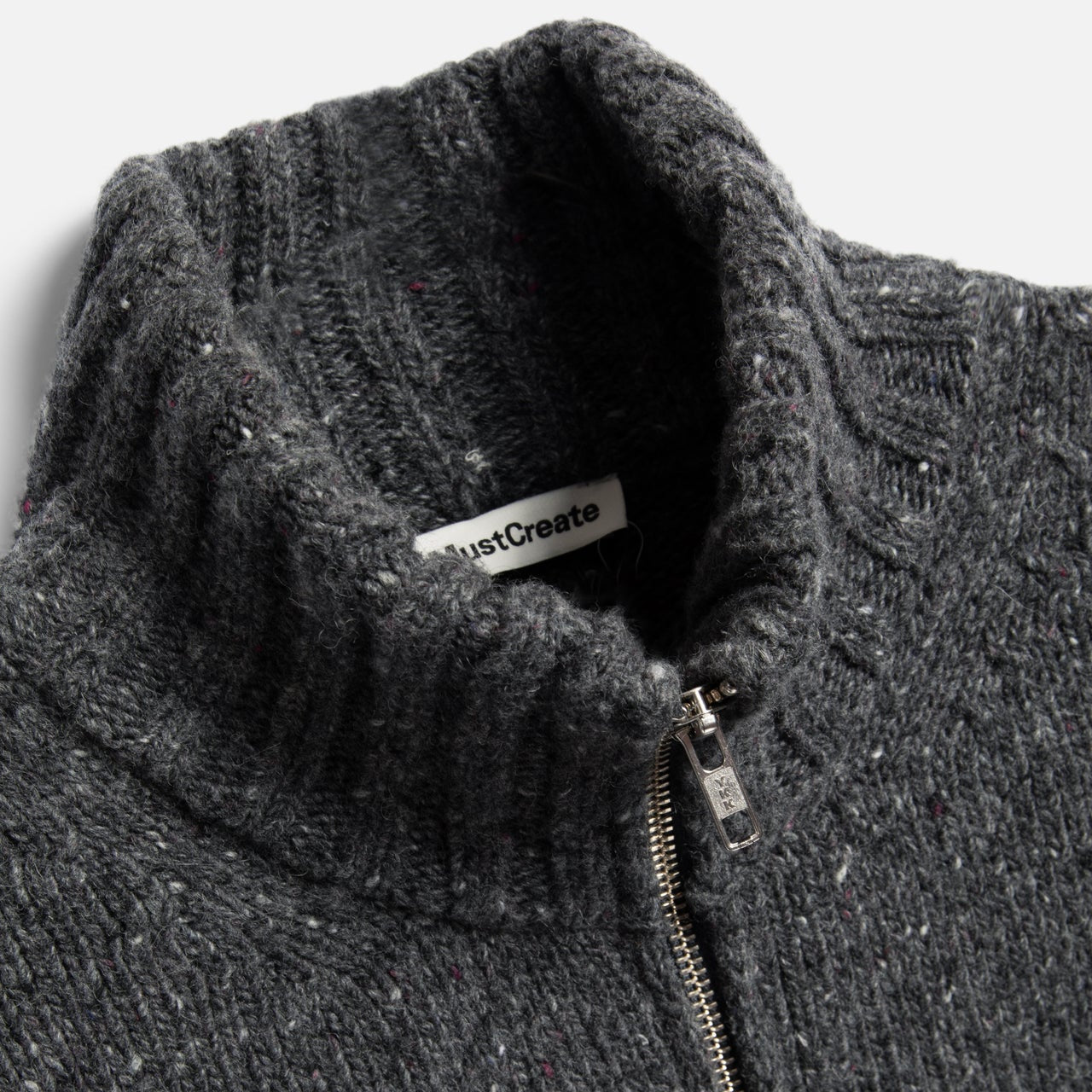 YMC Mens Nova Zip Cardigan Charcoal
