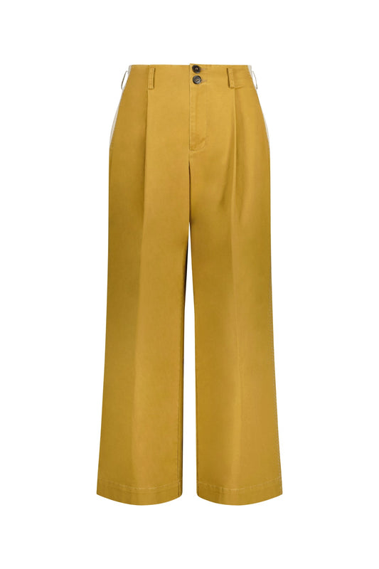 Leon & Harper Pippa Plain Pants Beige
