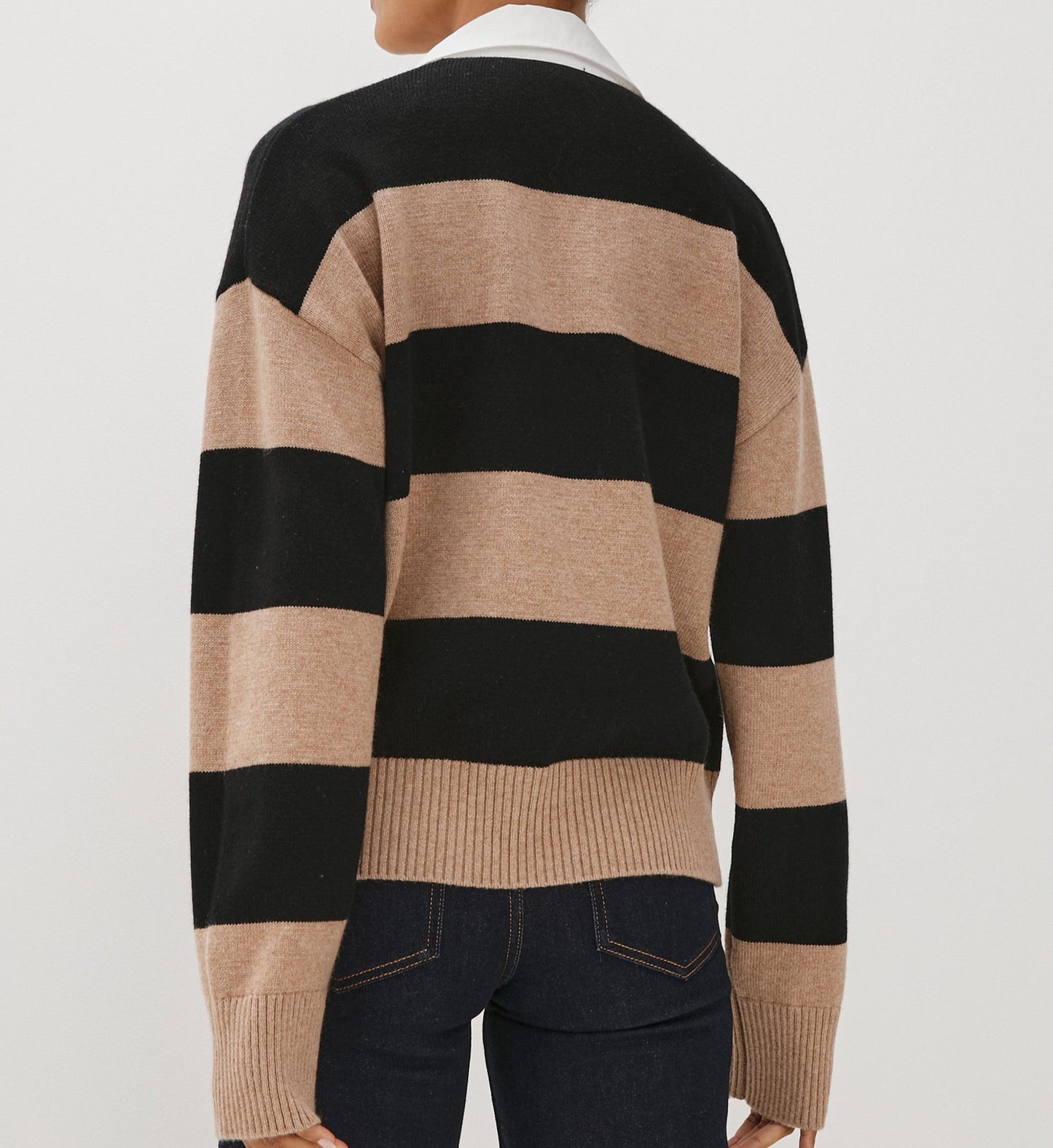 Rails Paxton Polo Oatmeal / Black