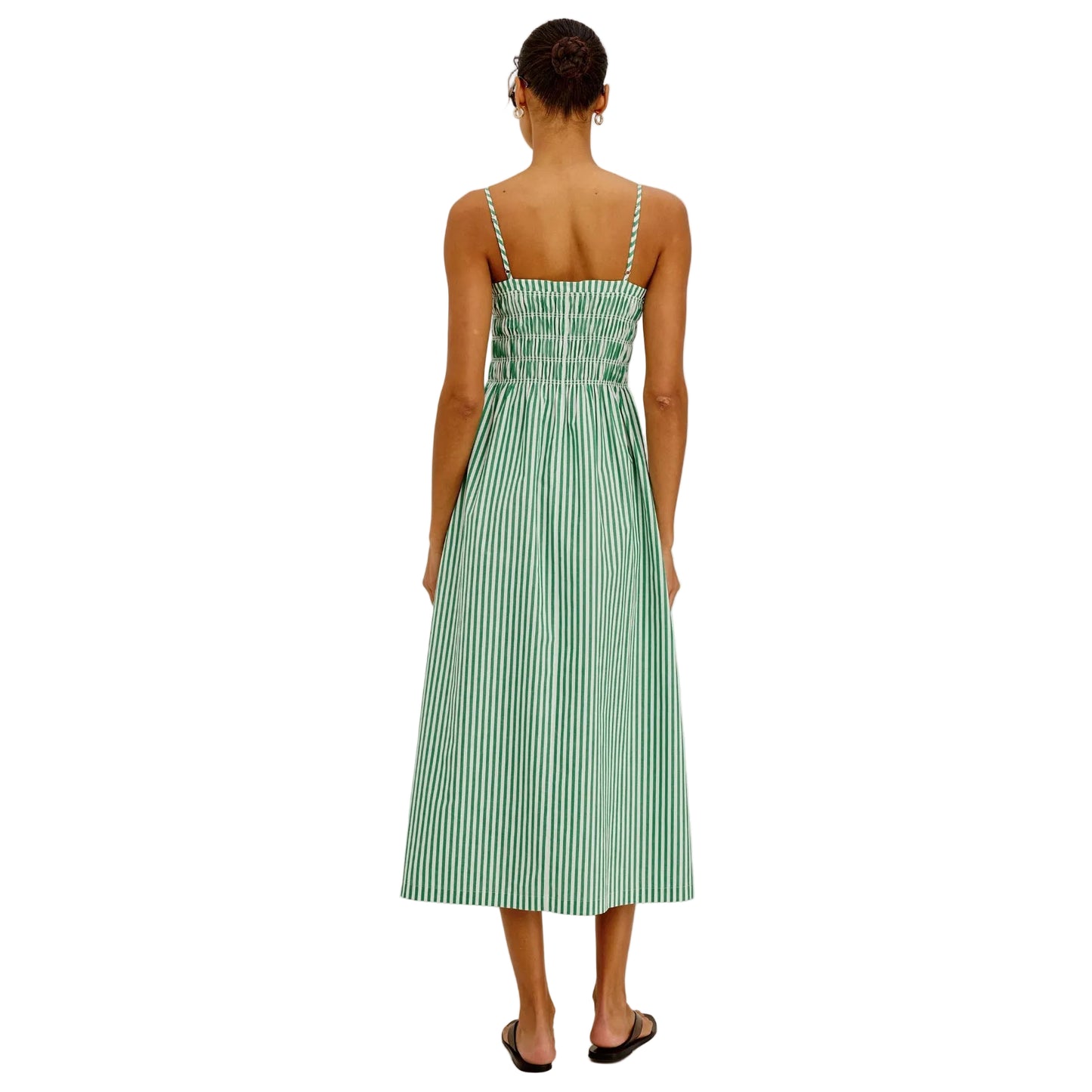 Rails Primrose Dress Emerald Stripe