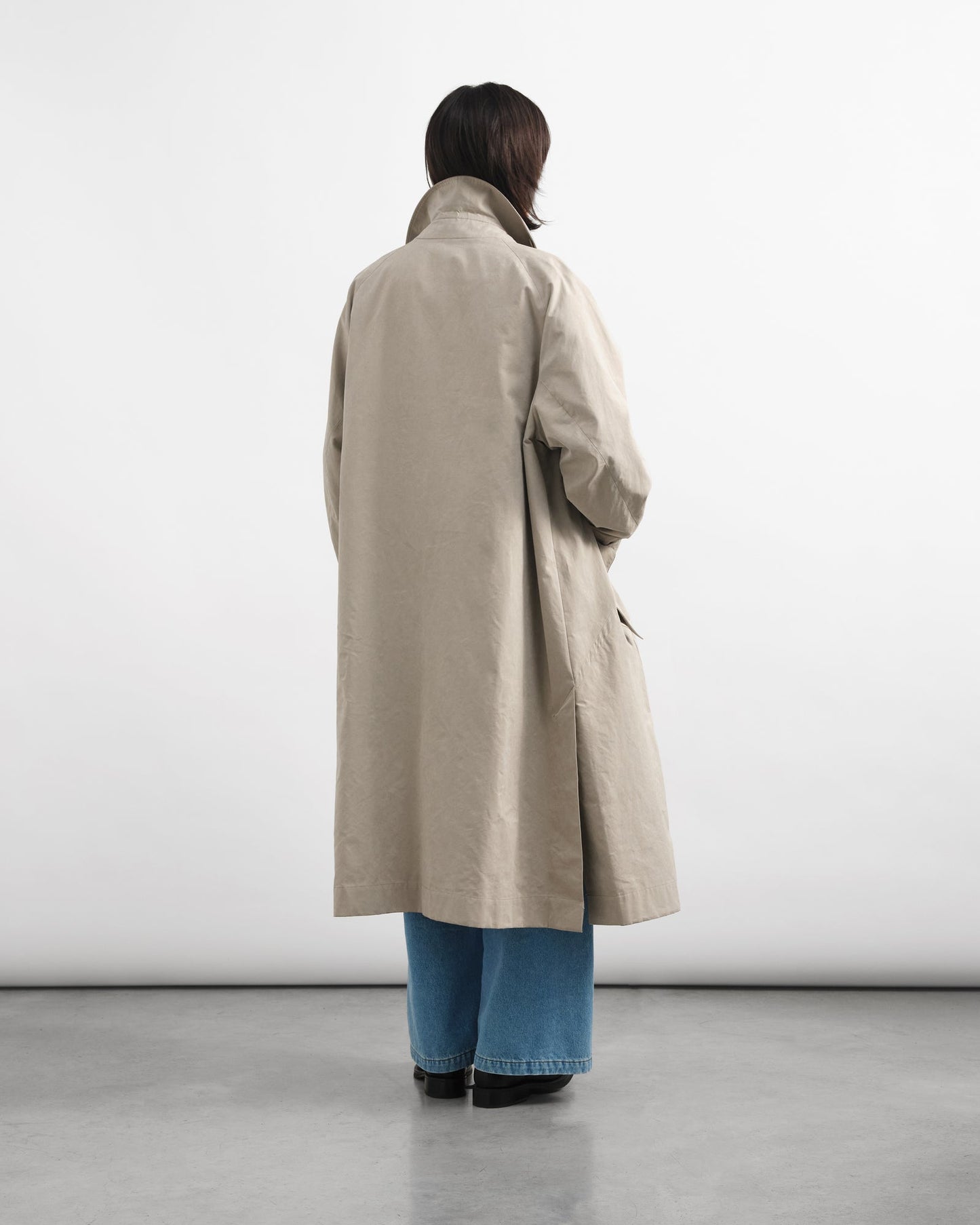 YMC Tyrell Trench Coat Stone