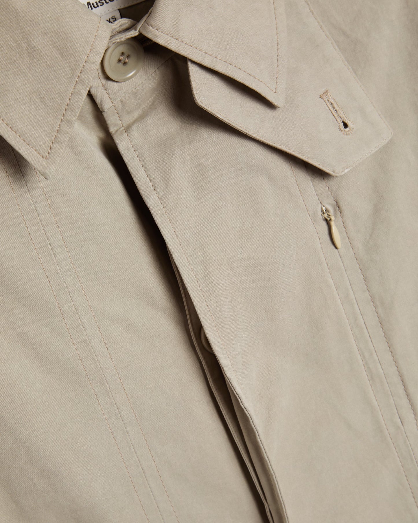 YMC Tyrell Trench Coat Stone