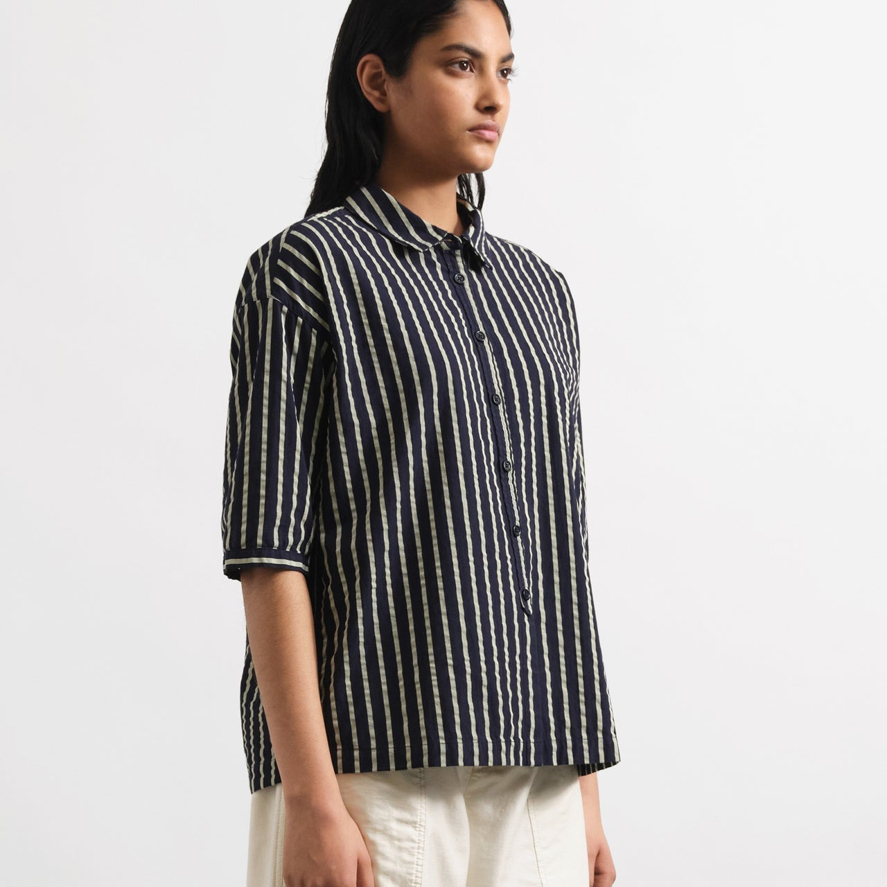 YMC Marianne Shirt Navy