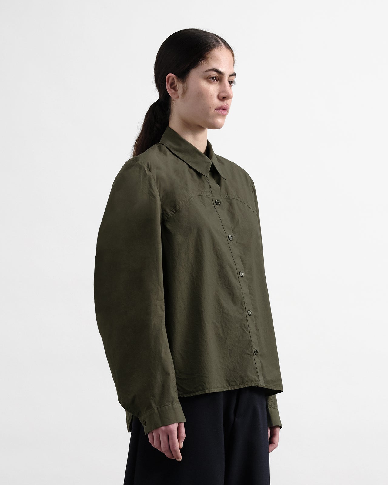 YMC Kengo Shirt Olive