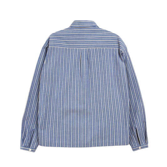 YMC Marianne LS Shirt Navy/Natural