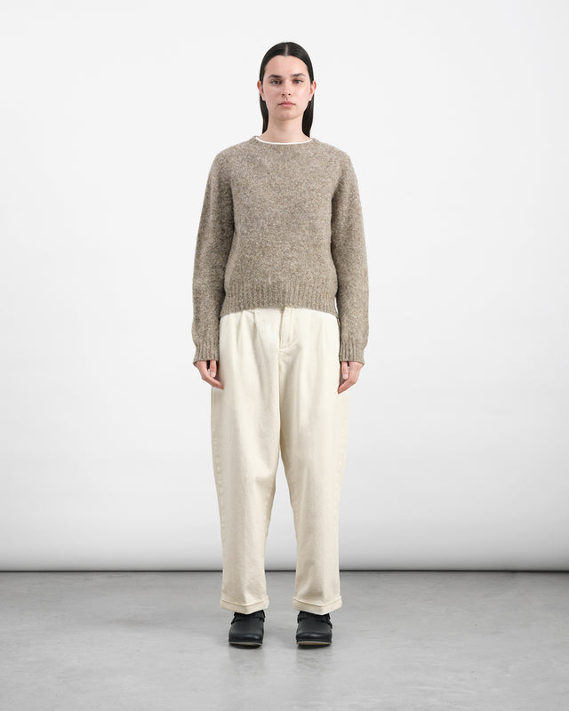 YMC Earth Keaton Trouser Ecru