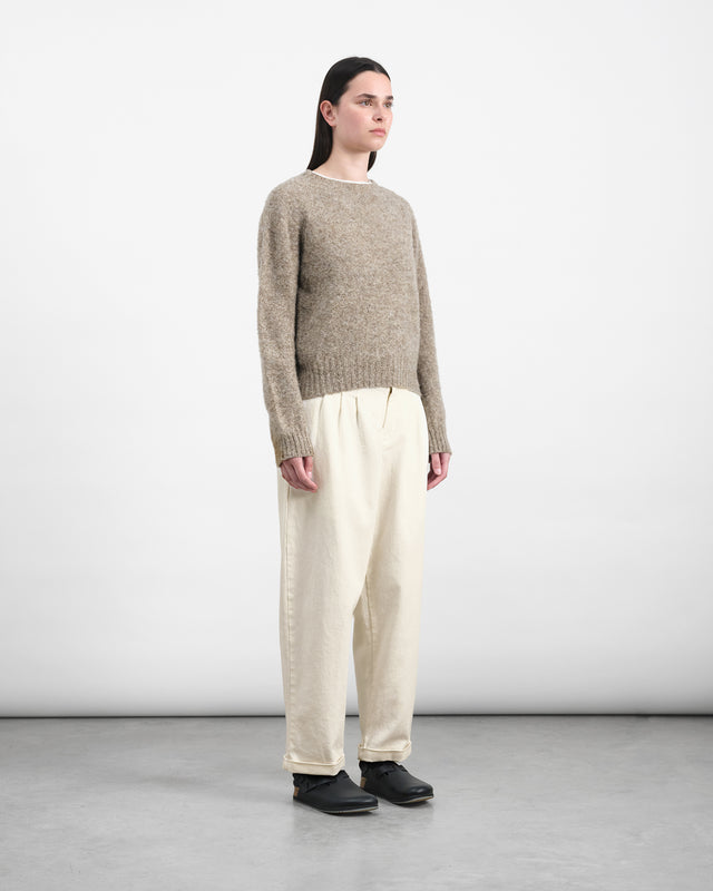 YMC Earth Keaton Trouser Ecru