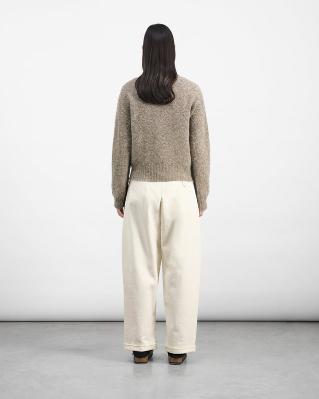 YMC Earth Keaton Trouser Ecru