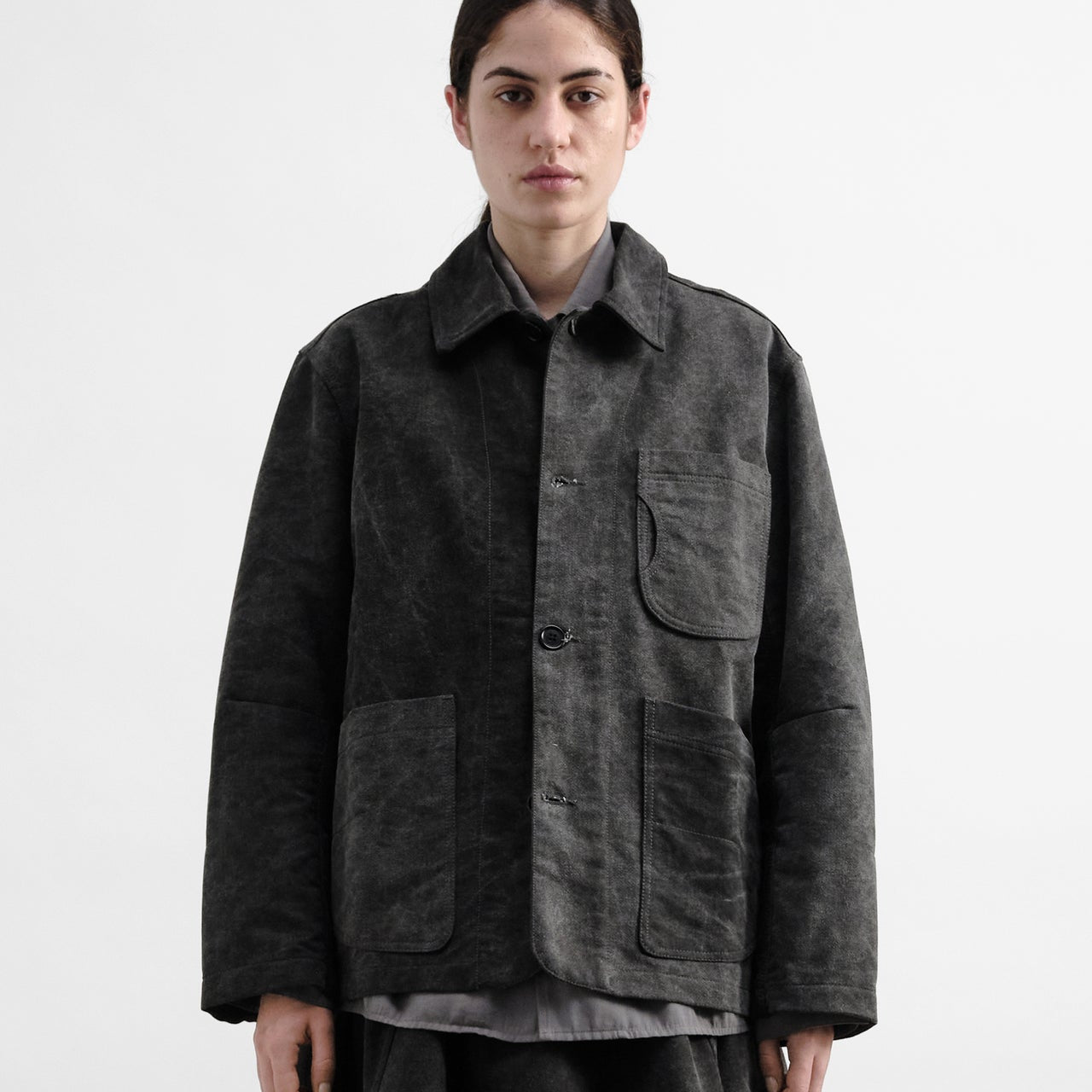 YMC Construction Jacket Charcoal