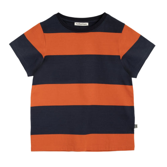 YMC Day T Shirt Navy / Spice