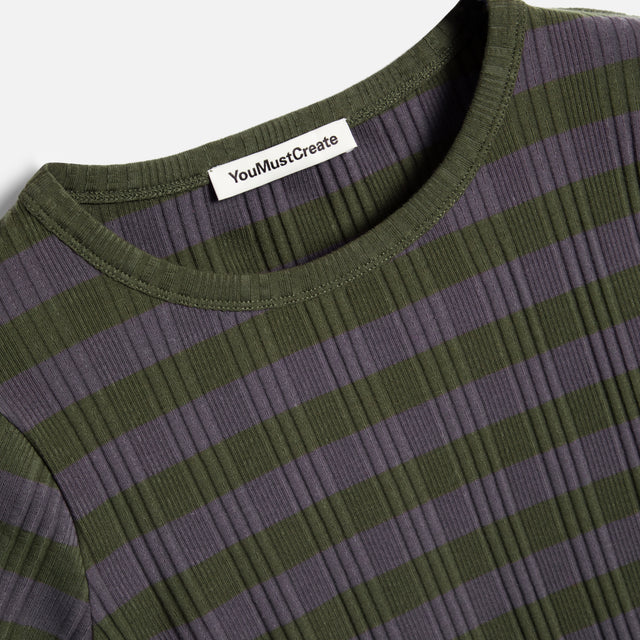 YMC Earth Charlotte T-Shirt Black / Grey