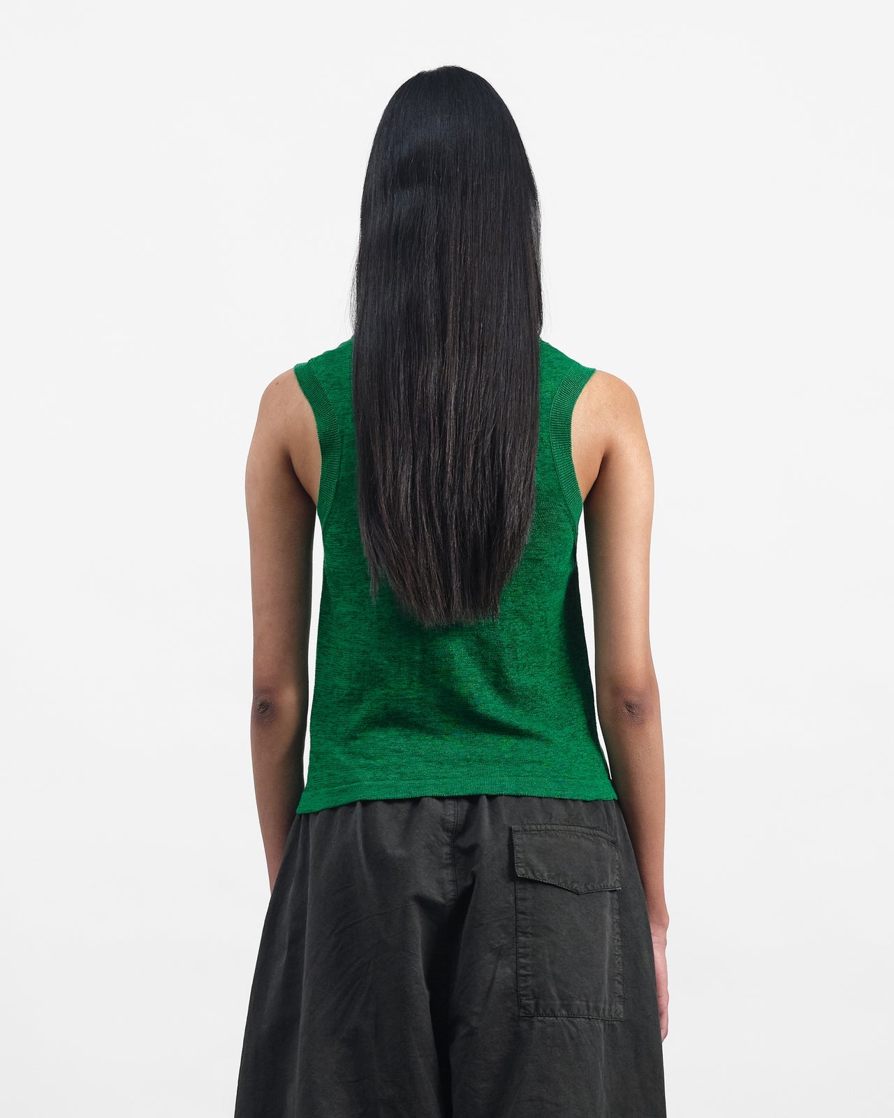 YMC Dot Vest Green