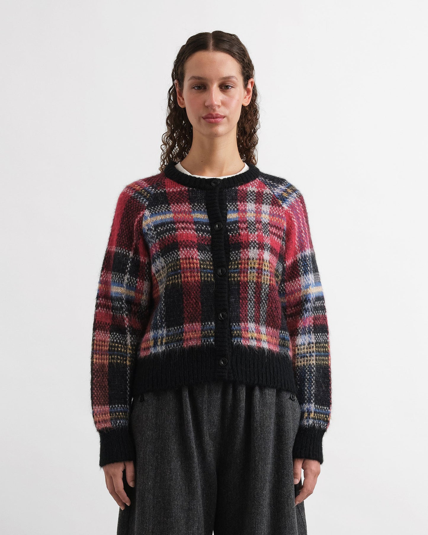 YMC Foxtail Stripe Cardigan Multi