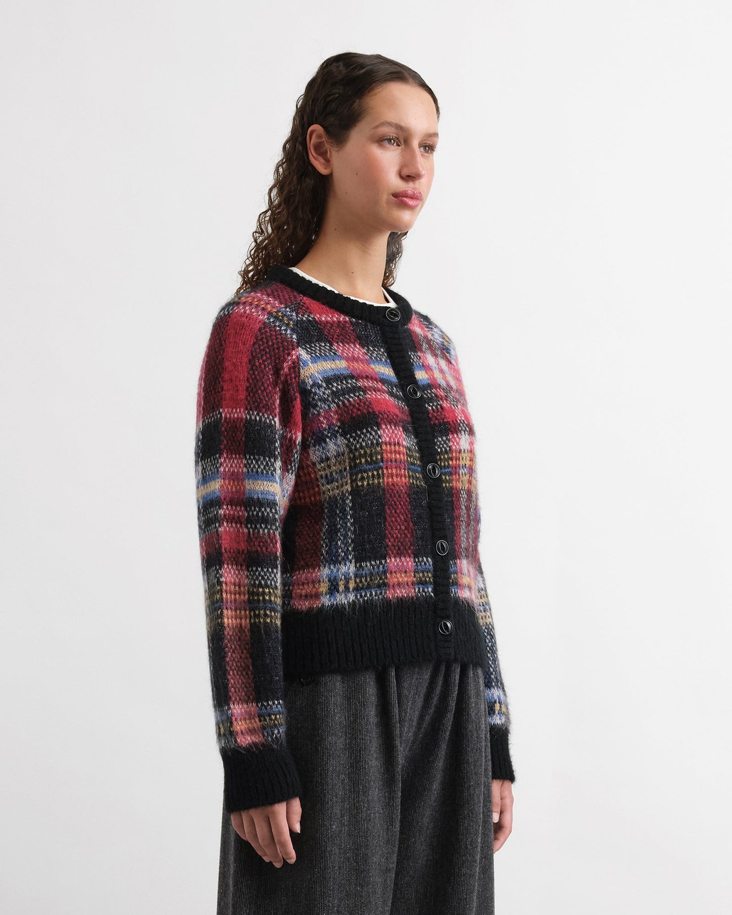 YMC Foxtail Stripe Cardigan Multi