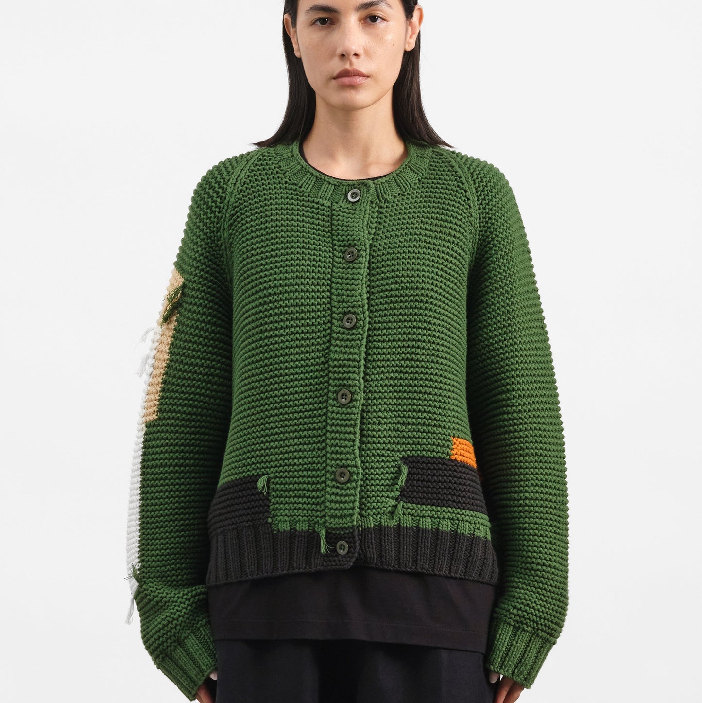 YMC Atomic Cardigan Green