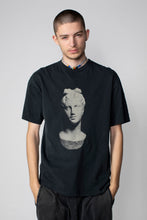 Load image into Gallery viewer, Aries Aged Statue SS Tee Black
