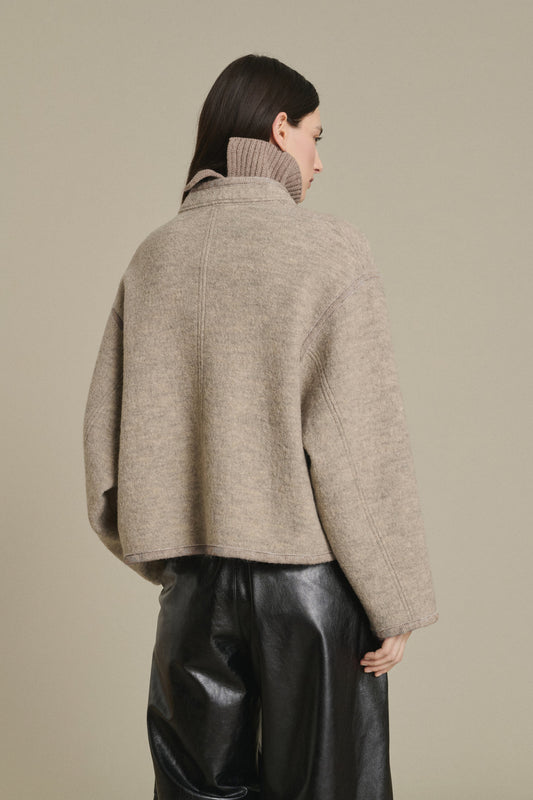 Soeur Olympe Jacket Beige/Grey