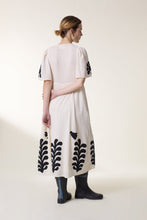 Load image into Gallery viewer, Leon &amp; Harper Roe Birdy + Off White Short Sleeve Dress
