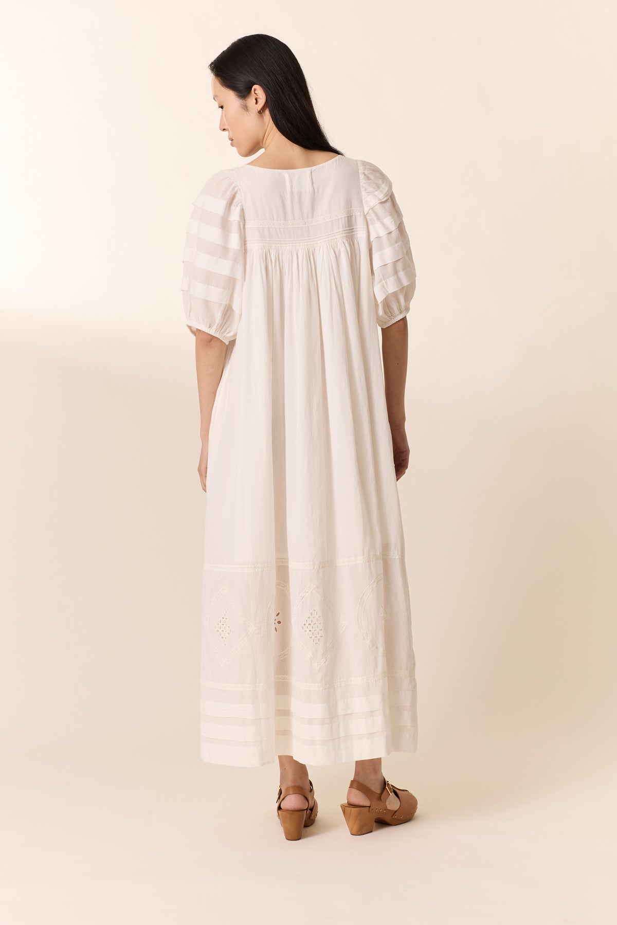 Leon & Harper Rosaly Lace Dress White