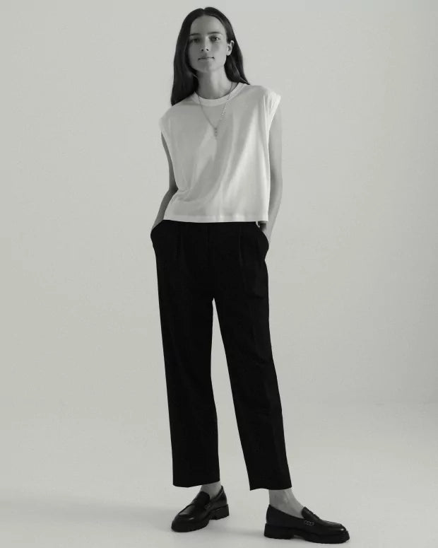 Sessun Deedoo Sleevless T-Shirt Optical White