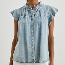 Load image into Gallery viewer, Rails Ruthie Top Faded Indigo
