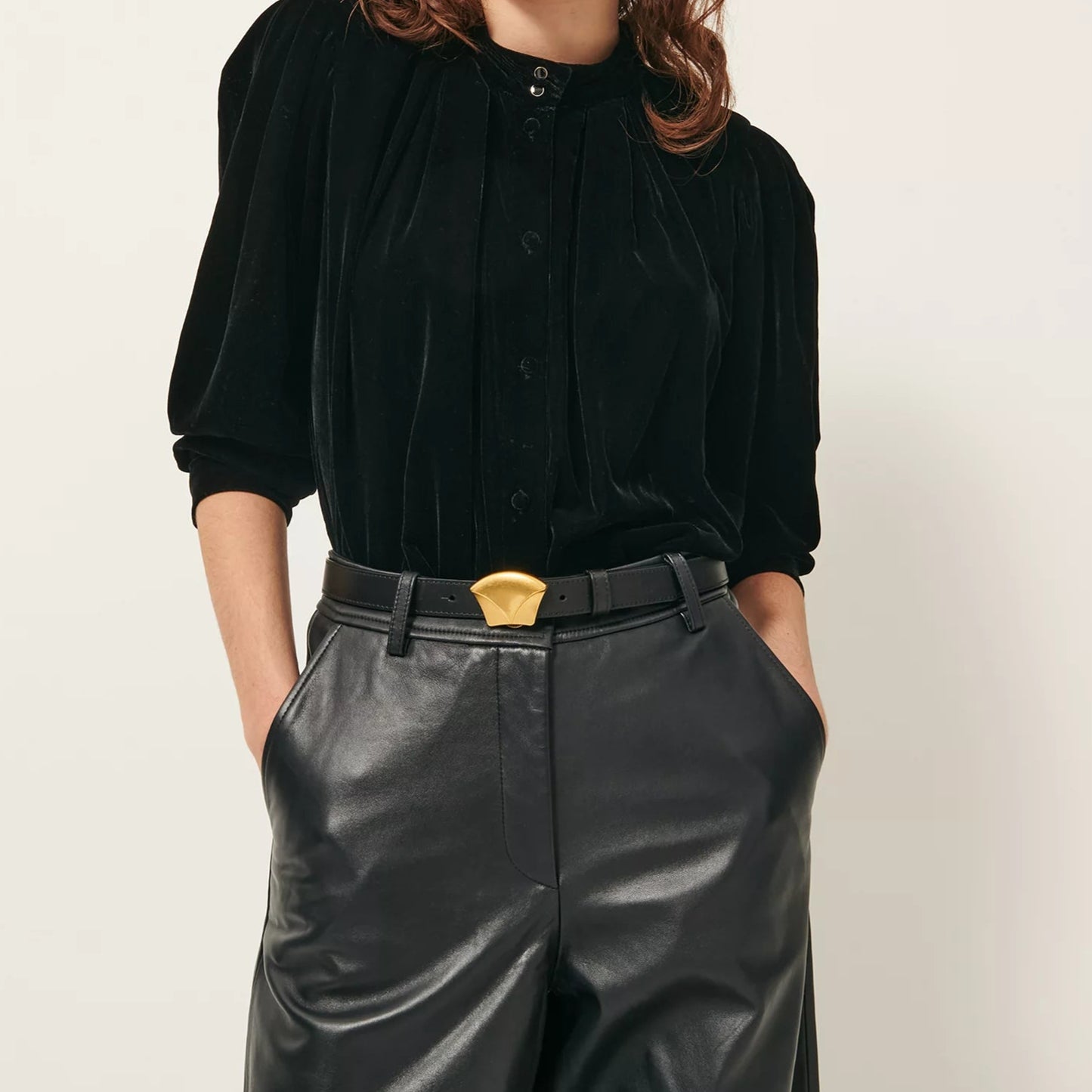 Sessun Diviluz Buckle Belt Black