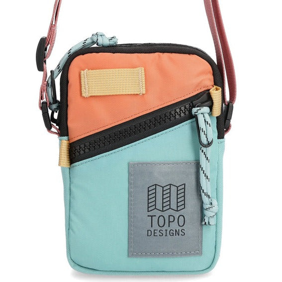 Topo Designs Mini Shoulder Bag Rose / Geode Green