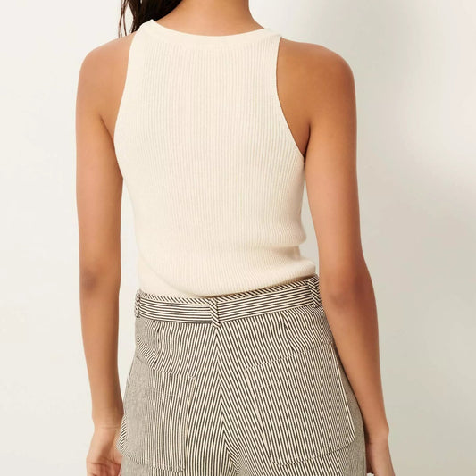 Sessun Lona Ribbed Tank Top Fleur de Sel