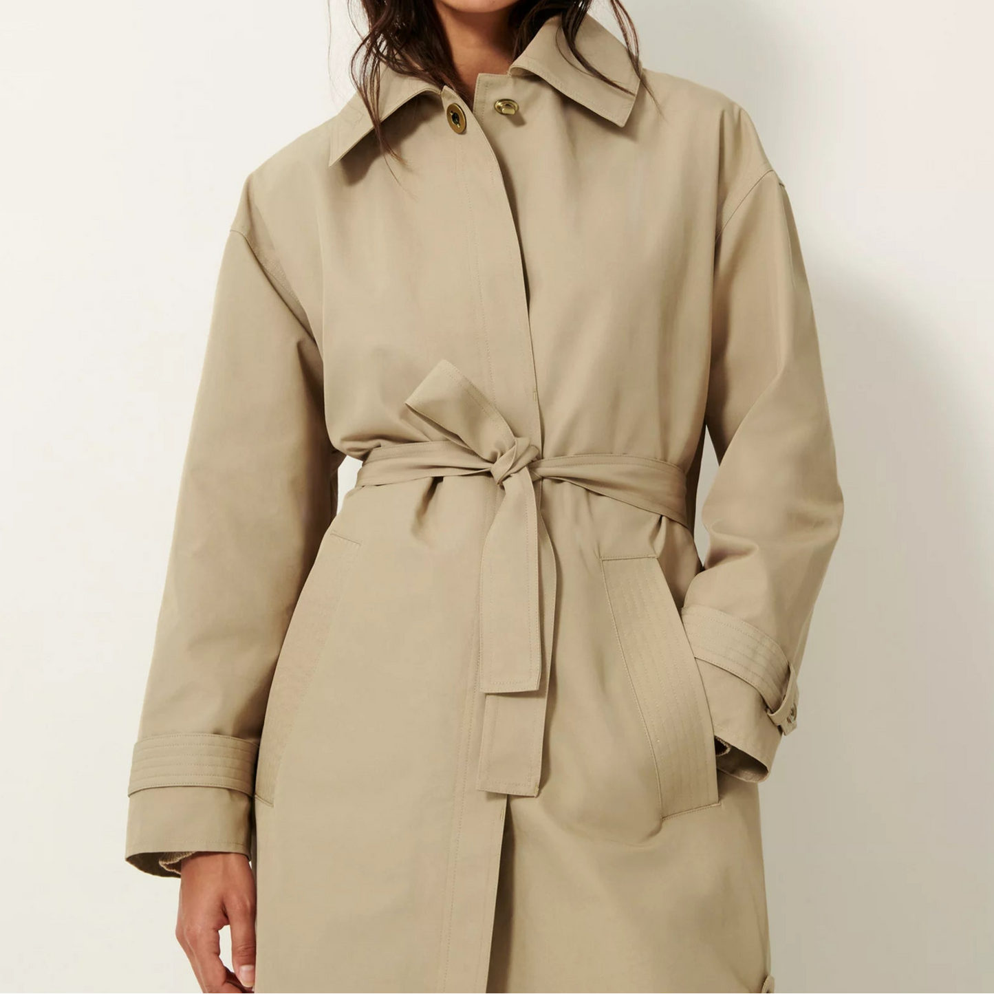 Sessun Trenchliss Coat Riverstone