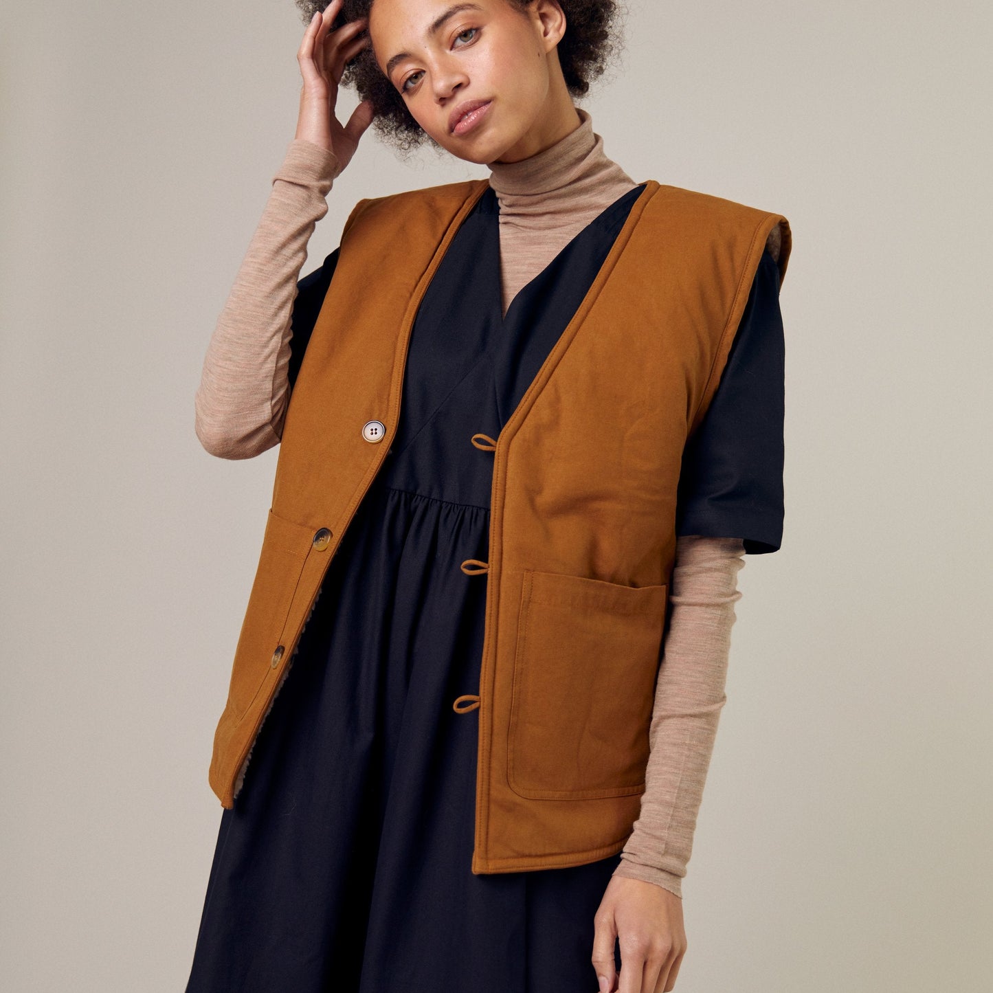 Sideline Spin Vest Natural