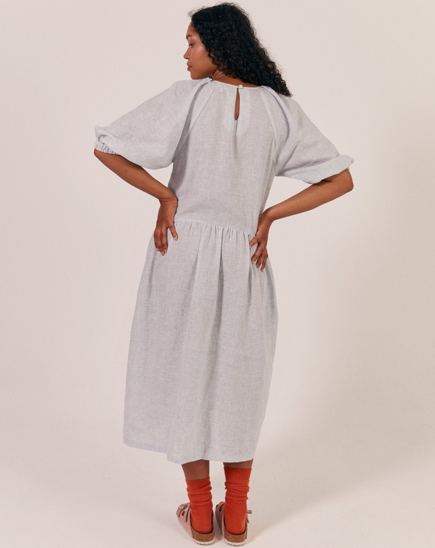 Sideline Kitty Dress Cloud