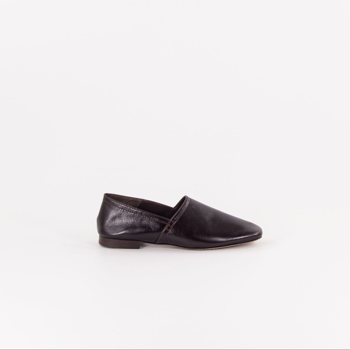 Sessun Ceza Flats Moka Leather