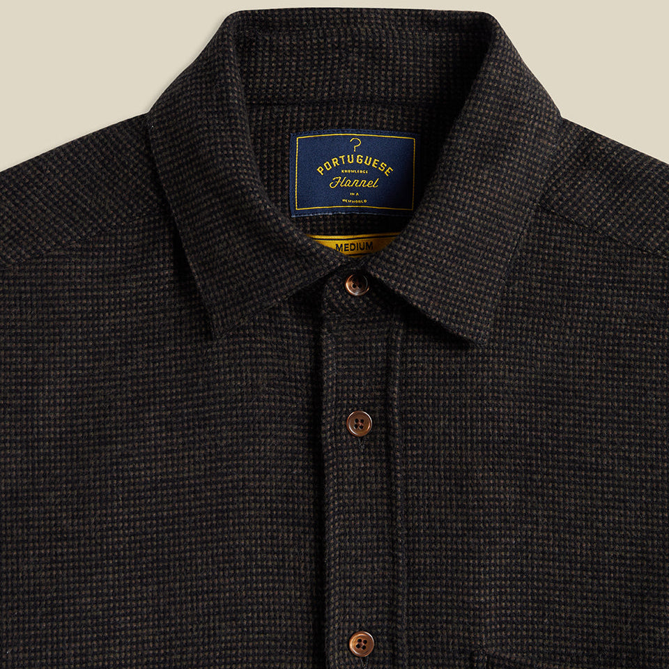 Portuguese Flannel Sounds LS Shirt Brown