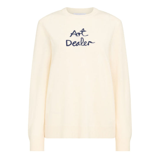 Bella Freud Art Dealer Jumper White